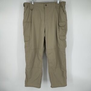 5.11 Tactical Cargo Pants Mens 40x30 Khaki Ripstop Utility Workwear‎ Gorpcore